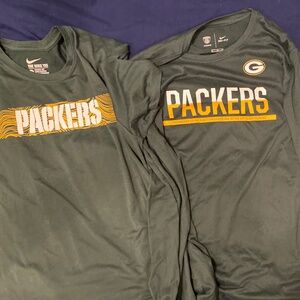 Green Bay Packers Youth XL (3) like new. Two Short sleeve  & a Long Sleeve. $30.